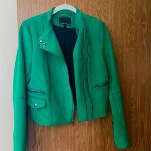 Banana Republic Vegan Suede Moto Jacket